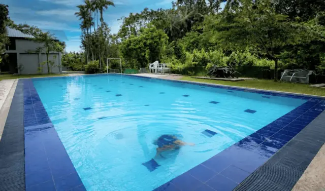 Outdoor swimming pool at Hanthana SK Paradise
